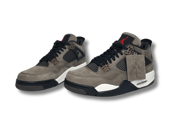 Travis Scott Taupe Haze Olive Jordan 4s 1