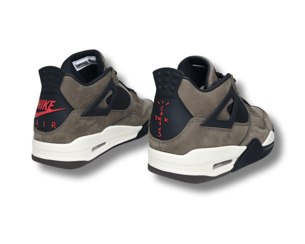 Travis Scott Taupe Haze Olive Jordan 4s 4