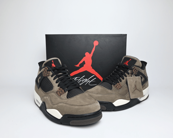 Travis Scott Taupe Haze Olive Jordan 4s