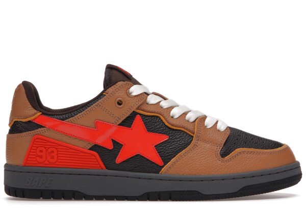 A Bathing Ape Bape SK8 Sta Brown Orange Product