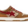 A Bathing Ape Sk8 Sta Wheat Red