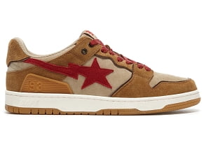 A Bathing Ape Sk8 Sta Wheat Red thumbnail