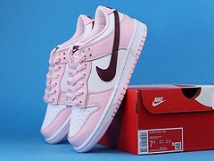 Nike Dunk Low Pink Red White 2