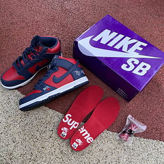 Nike SB Dunk High Supreme By Any Means Navy 12