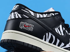 Nike SB Dunk Low Quartersnacks Zebra 11