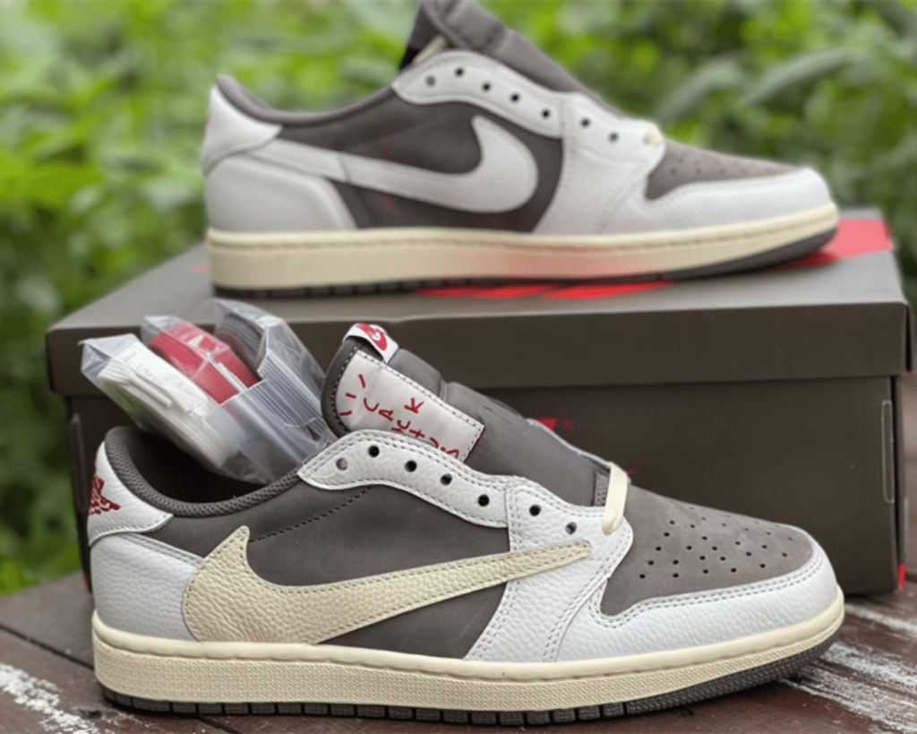 Replica Travis Scott Reverse Mocha Air Jjordan 1 Low