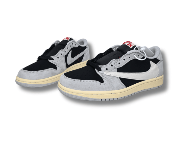 Travis Scott x Air Jordan 1 Low Smoke Grey Black 2