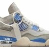 Replica Off-White x Air Jordan 4 Military Blue