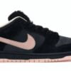 nike sb dunk low black washed coral