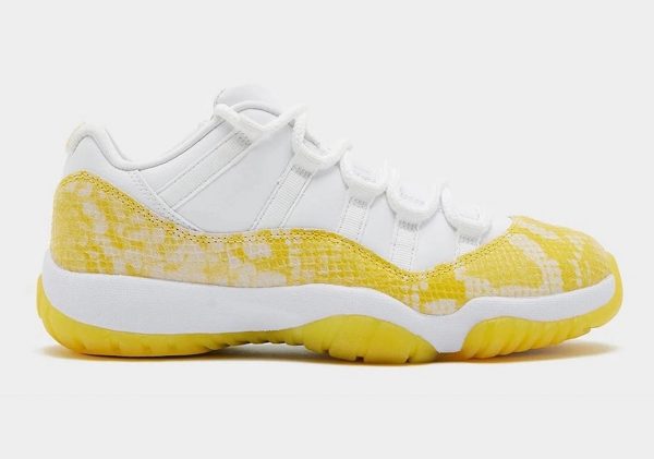 air jordan 11 low womens yellow snakeskin AH7860 107 6