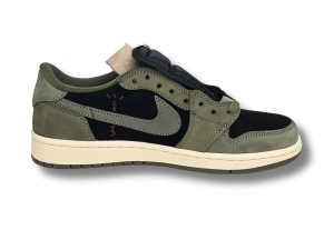 Travis Scott Air Jordan 1 Low OG Black-Olive