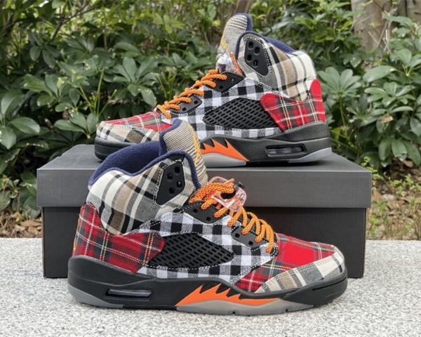 AIR JORDAN 5 RETRO PLAID 2