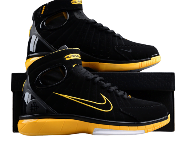 Nike Air Zoom Huarache 2k4 Black Varsity Maize 2