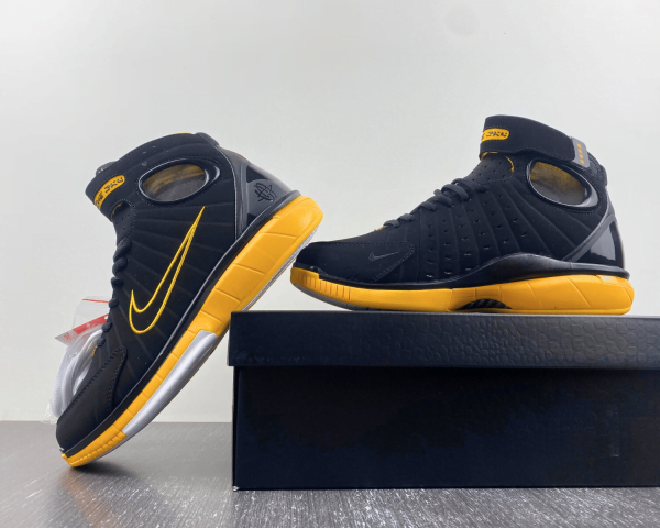 Nike Air Zoom Huarache 2k4 Black Varsity Maize 4