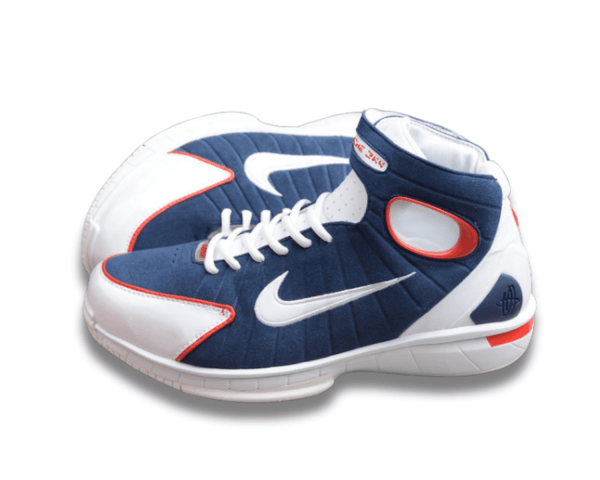 Nike Air Zoom Huarache 2k4 Olympic White Navy 2