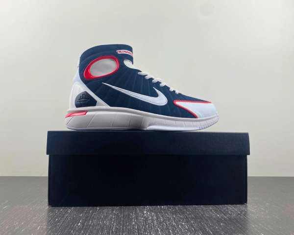 Nike Air Zoom Huarache 2k4 Olympic White Navy 5