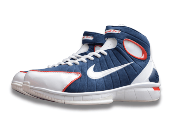 Nike Air Zoom Huarache 2k4 Olympic White Navy 6