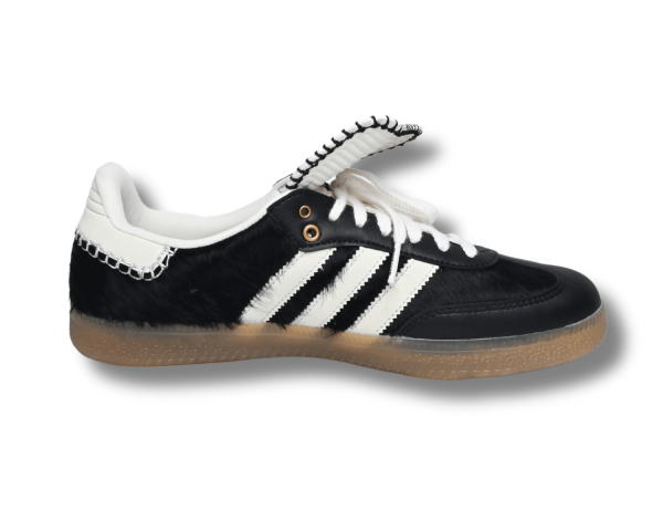 Adidas x Wales Bonner Pony Samba Shoes Black Chalk White 3