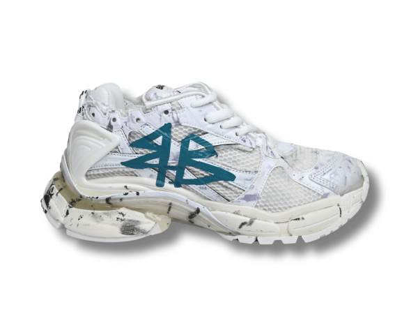 Balenciaga Graffiti Runner Teal 5