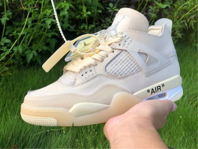 Air Jordan 4 Retro Off-White Sail - Image 17