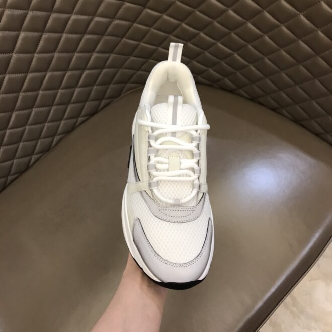 DIOR B22 Sneaker White Silver - Image 3