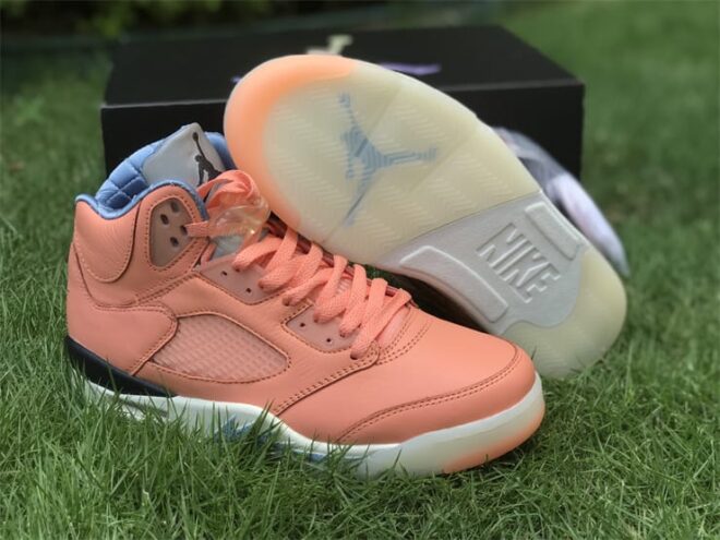 Replica DJ Khaled x Air Jordan 5 ‘Crimson Bliss’ - Image 8