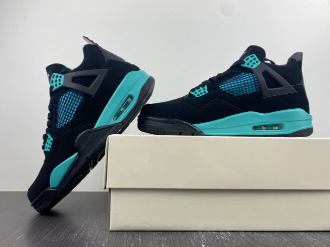 Air Jordan 4 Retro Coral Blue - Image 2