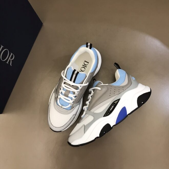 DIOR B22 Sneaker White Blue - Image 2