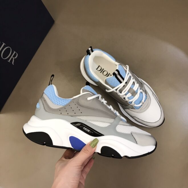 DIOR B22 Sneaker White Blue - Image 3