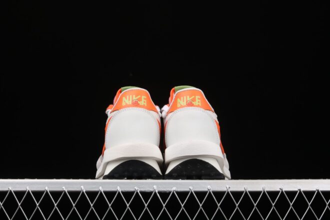 Nike LD Waffle Sacai CLOT Net Orange Blaze - Image 6