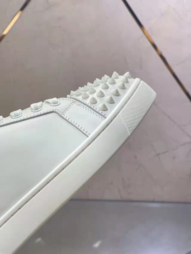 Christian Louboutin Louis Junior Spikes White - Image 3