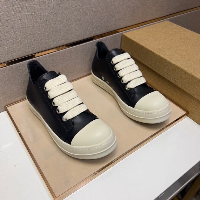 Rick Owens Low Sneakers Black 02 - Image 6