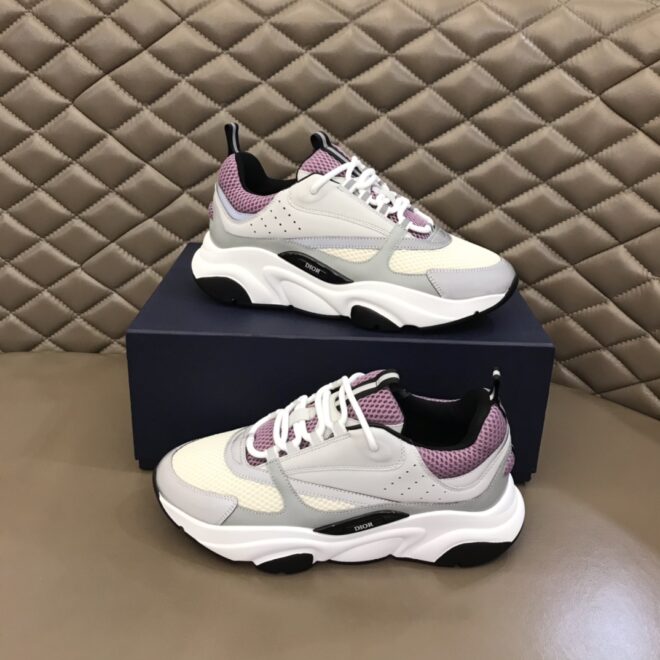 DIOR B22 Sneaker Cream Lavender - Image 6