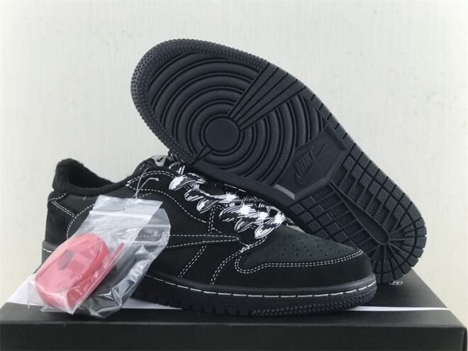 Jordan 1 Retro Low Travis Scott Black Phantom Extended Size 14 - Image 7