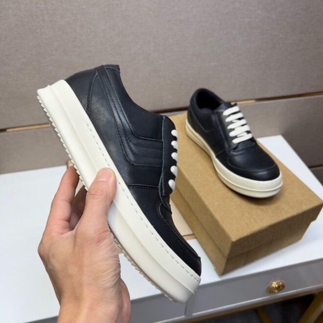 Rick Owens Low Sneakers Black - Image 3