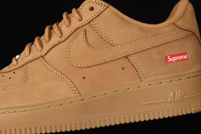 Nike Air Force 1 Low SP Supreme Wheat - Image 4