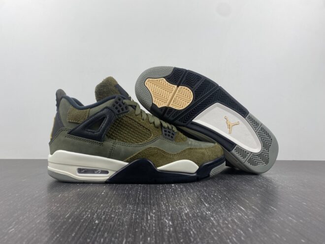 Air Jordan 4 Craft Medium Olive - Image 17