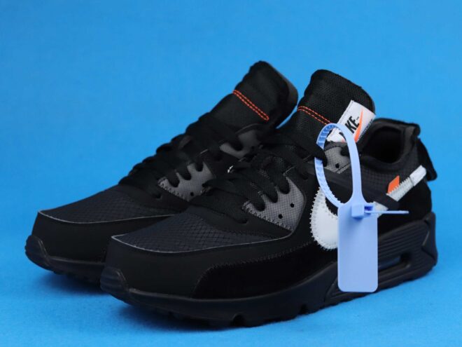 Nike Air Max 90 Off White Black - Image 3