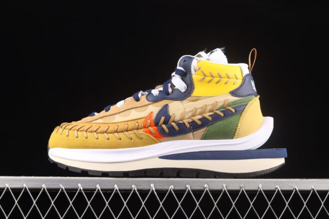 Nike Vaporwaffle, Sacai Jean Paul Gaultier Sesame Blue - Image 7