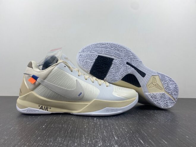 Off-White x Nike Kobe 5 Protro Custom White - Image 2