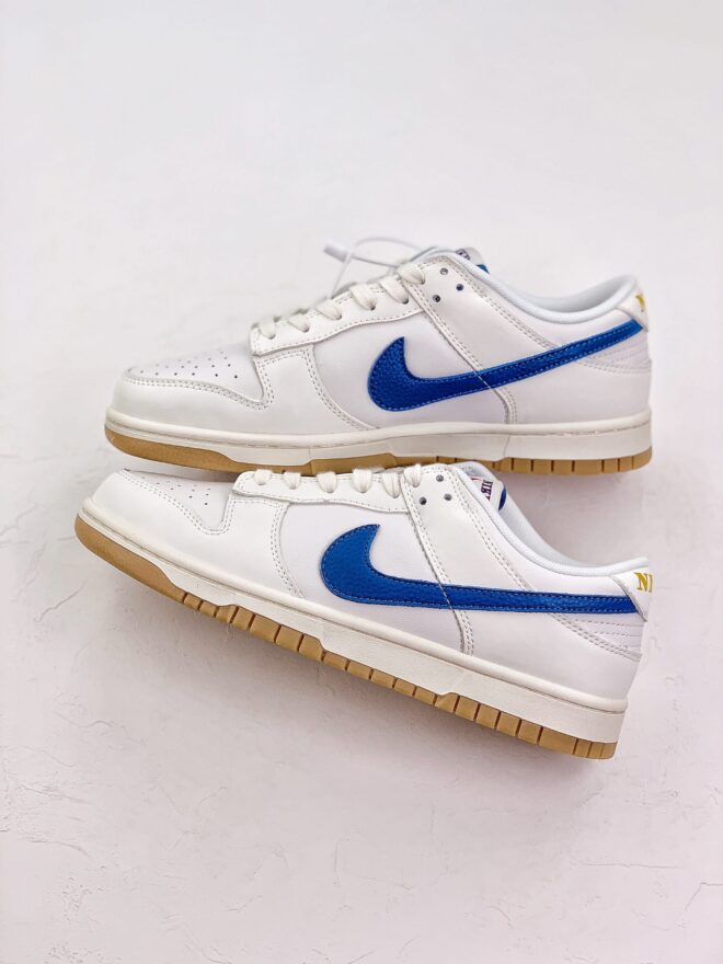 Nike Dunk Low SE Sail Dark Marina Blue - Image 9