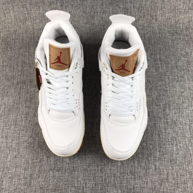 Levi's x Air Jordan 4 Retro 'White Denim' - Image 2