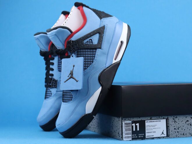 Jordan 4 Retro Travis Scott Cactus Jack Extended Size - Image 4