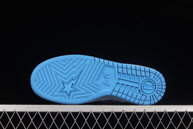 A Bathing Ape Bape SK8 STA Blue - Image 6