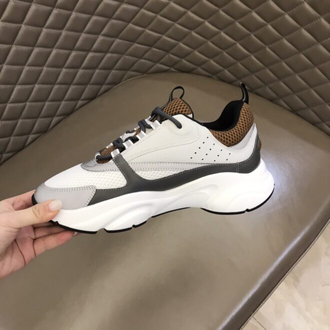 DIOR B22 Sneaker Coffee White Gray Black - Image 2