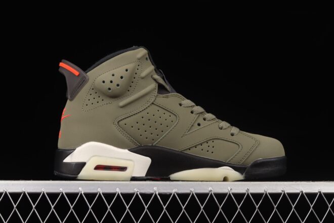 Jordan 6 Retro Travis Scott Olive - Image 3