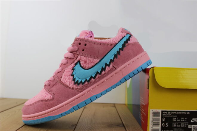 Grateful Dead SB Dunks Pink - Image 13