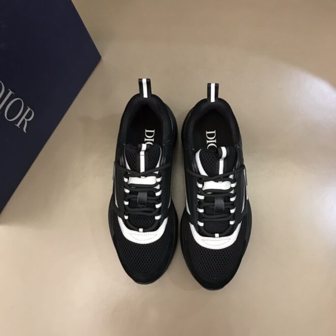 DIOR B22 Sneaker Black Silver - Image 2