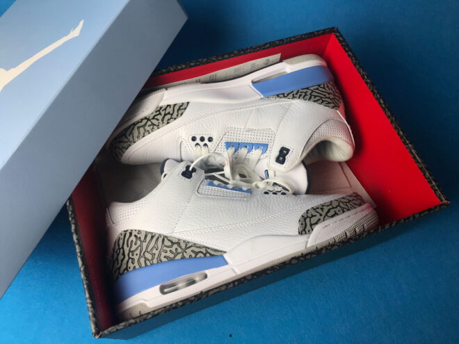 Air Jordan 3 Retro UNC 2020 - Image 8