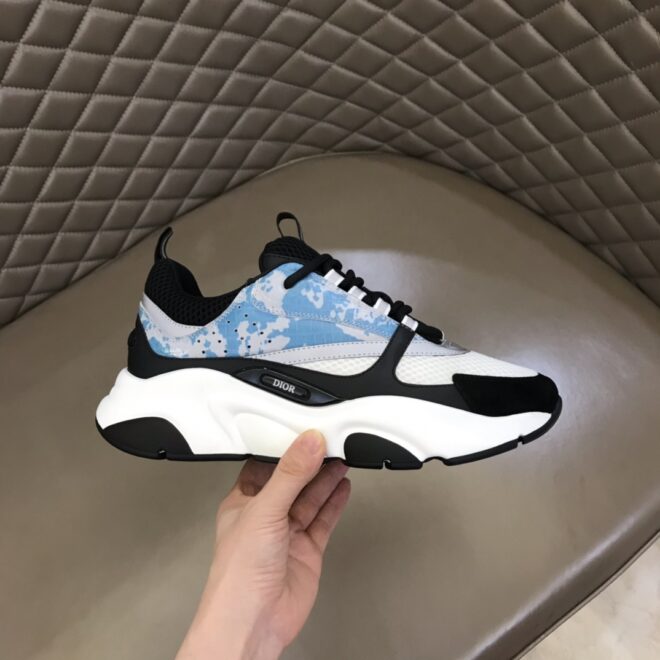 DIOR B22 Sneaker Blue Reflective - Image 3